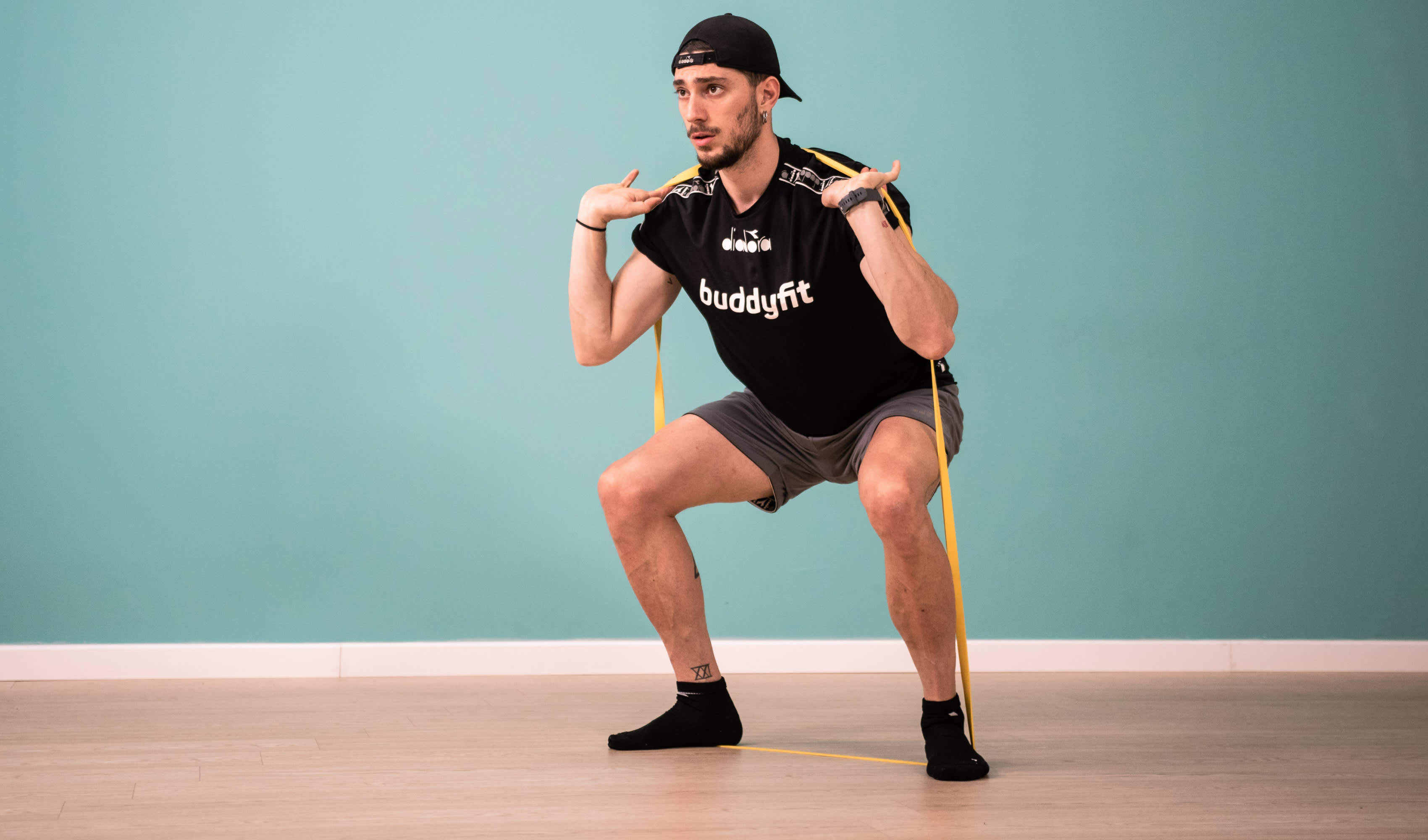 Boolavard Fasce Elastiche Per Allenamento 5 Pezzi - Anelli Di Resistenza Per Gambe E Glutei, Con Borsa, Da 2 A 12 Kg (Lattice Naturale)